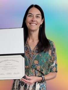 Denise with Qest4 certification