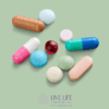 Image: vitamin supplements; Text: Live Life Spiritual Direction