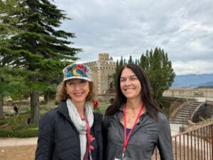 Elizabeth and Denise in Rennes Le Chateau
